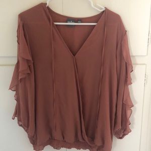 ruffle blouse